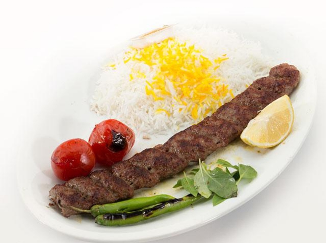 چلو کباب کوبیده 