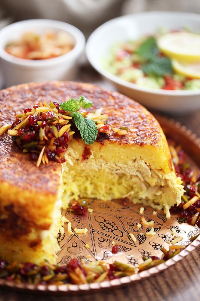 ته چین مرغ 